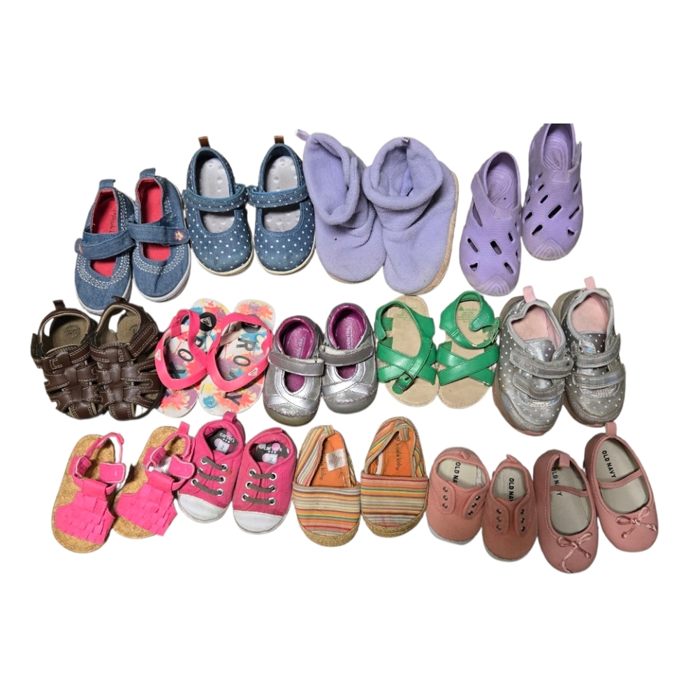 Bundle Of Adorable Baby Walker Shoes - Multi-Color